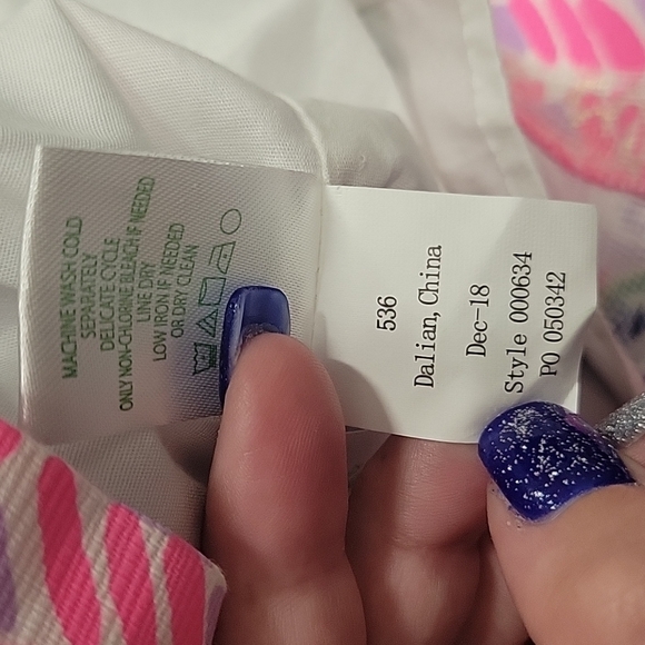 Lilly Pulitzer Mila Shift Dress Pink Tropics In The Groove Engineered-Si… - Picture 9 of 17